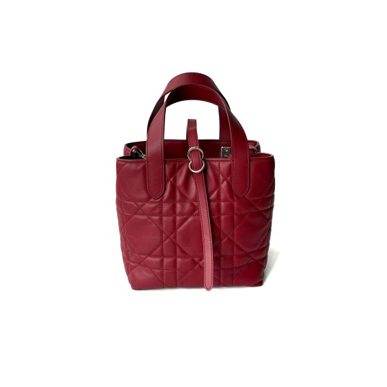 Christian Dior Dior Toujours Quilted Lambskin Tote Bag